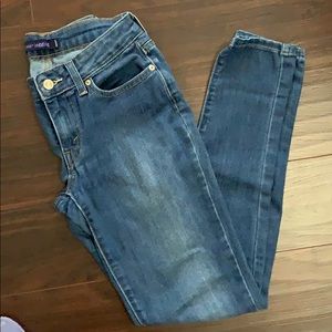 Levi’s blue jeans. 535 legging